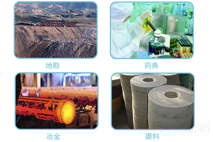 適用行業(yè):地堪，冶金，藥典,磨料